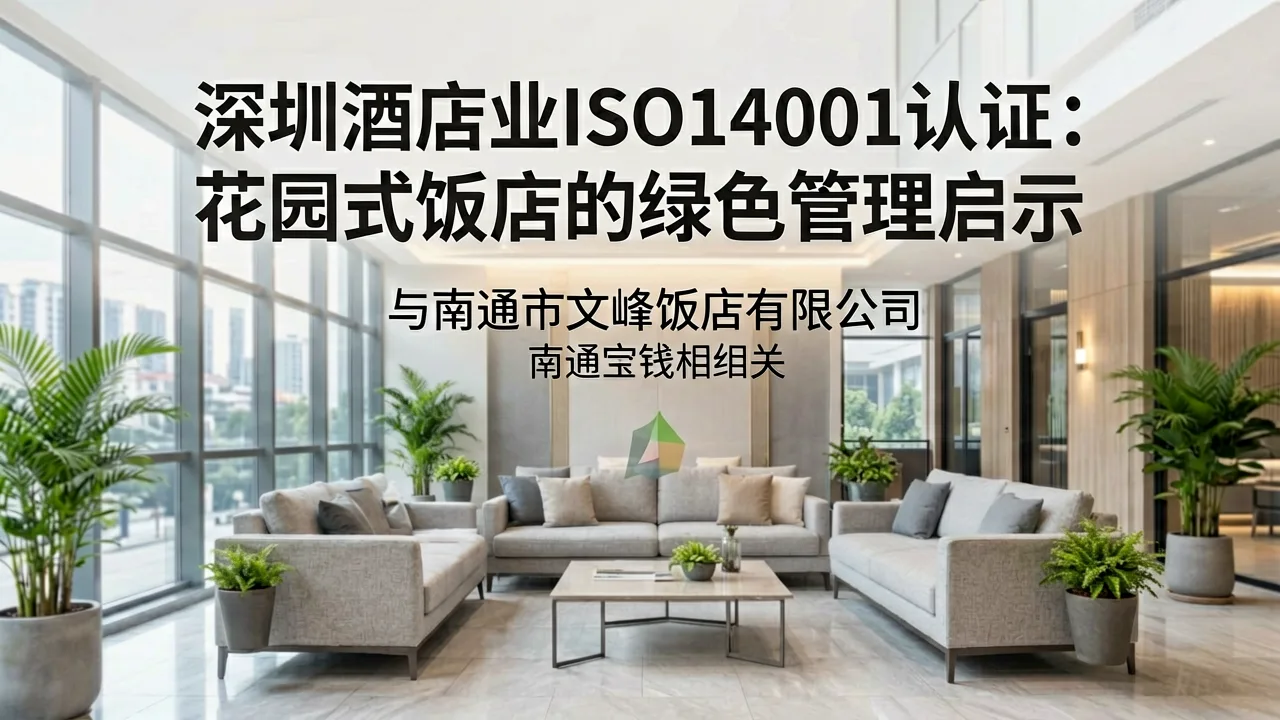 深圳酒店业ISO14001认证:花园式饭店的绿色管理启示